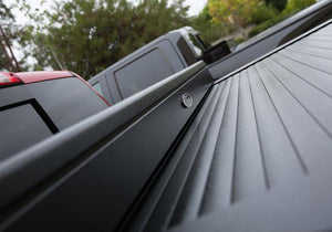 Closeup of the Truck Covers USA Work cover. Showing the powder coat finish. 