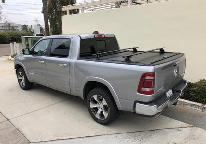 Yakima tracks and Jetstream bars installed on the Truck Covers USA American Roll Cover.