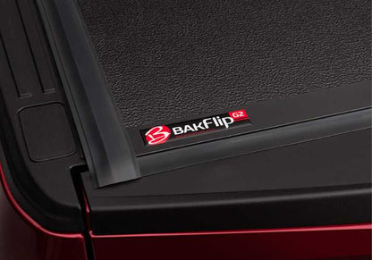 BAKFlip G2 badge displayed on the corner of a textured black panel.