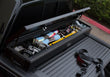 Load image into Gallery viewer, The toolbox on the Truck Covers USA Work Cover Jr open and full of equipment.