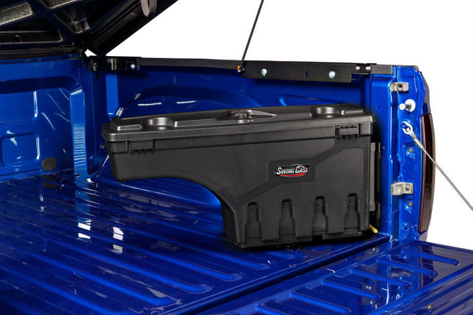 UnderCover Swing Case 2005-2021 Toyota Tacoma Drivers Side - Black Smooth - Works with Multi-Track Hardware